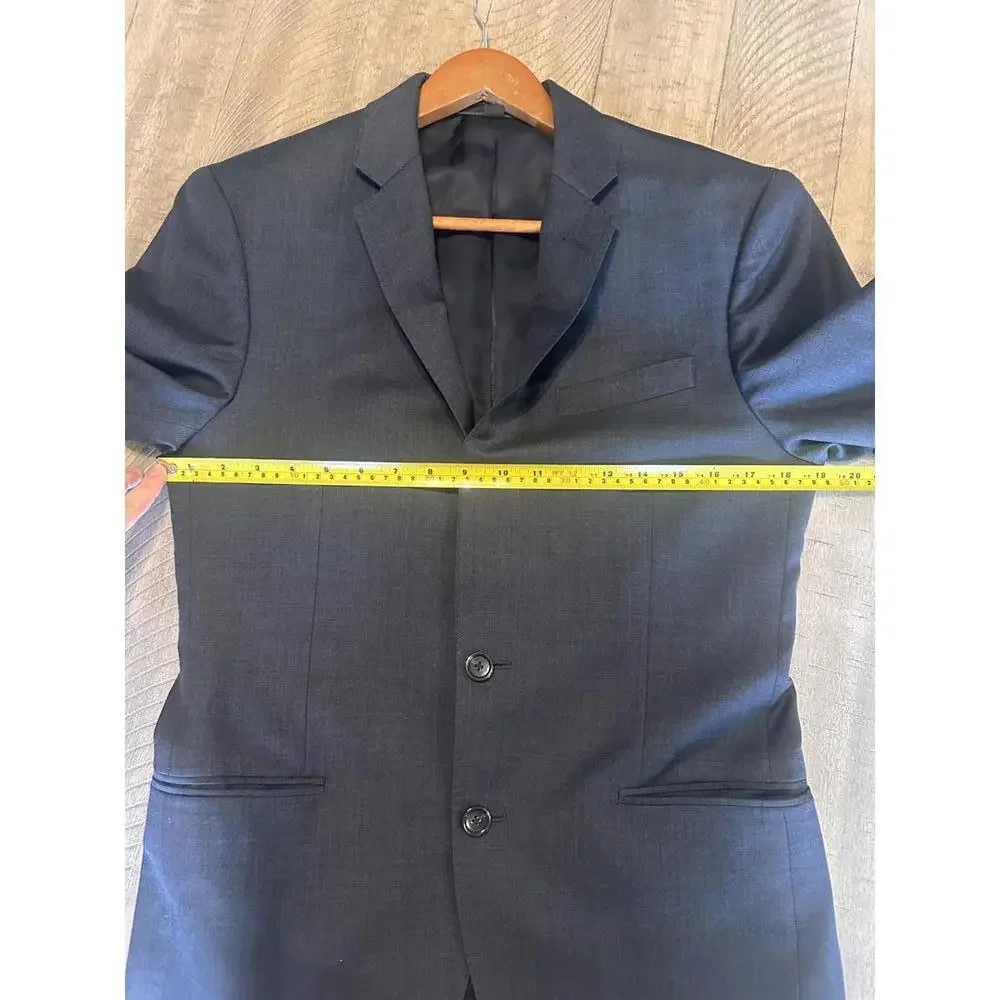 J.Crew Italian Wool Men’s Ludlow Tollegno 1900 Blazer Jacket Navy size 38S
